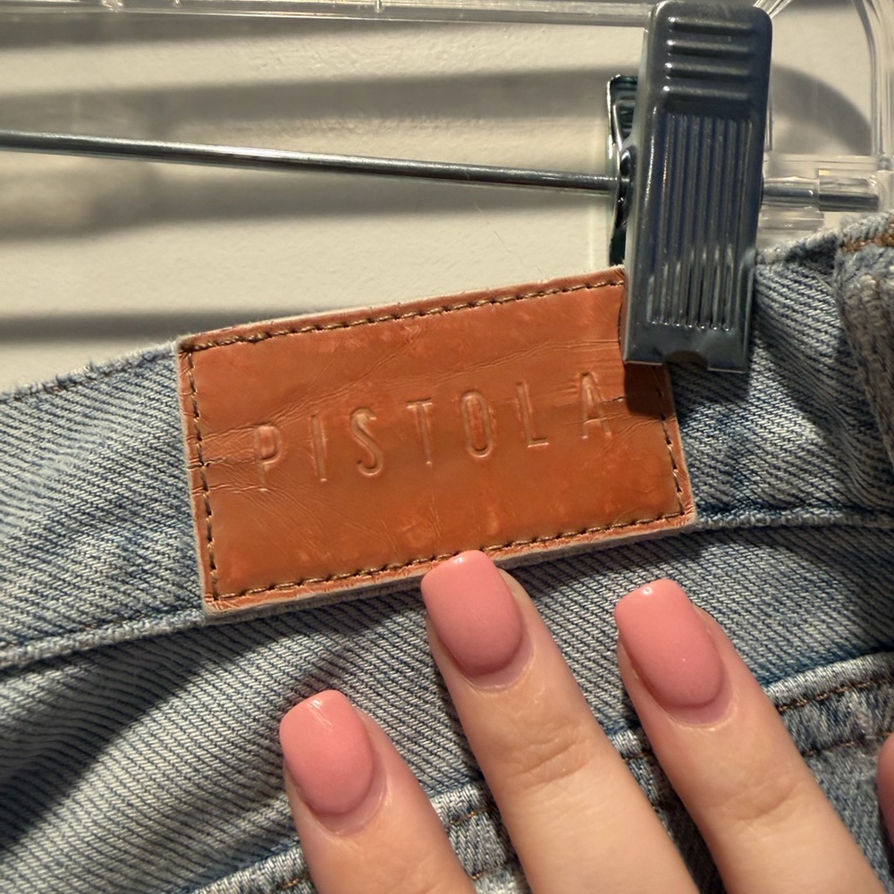 Pistola Light Wash Straight Leg Jeans - 28 - Picture 3 of 5